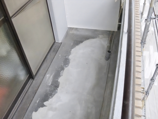 ベランダ・陸屋根の防水劣化